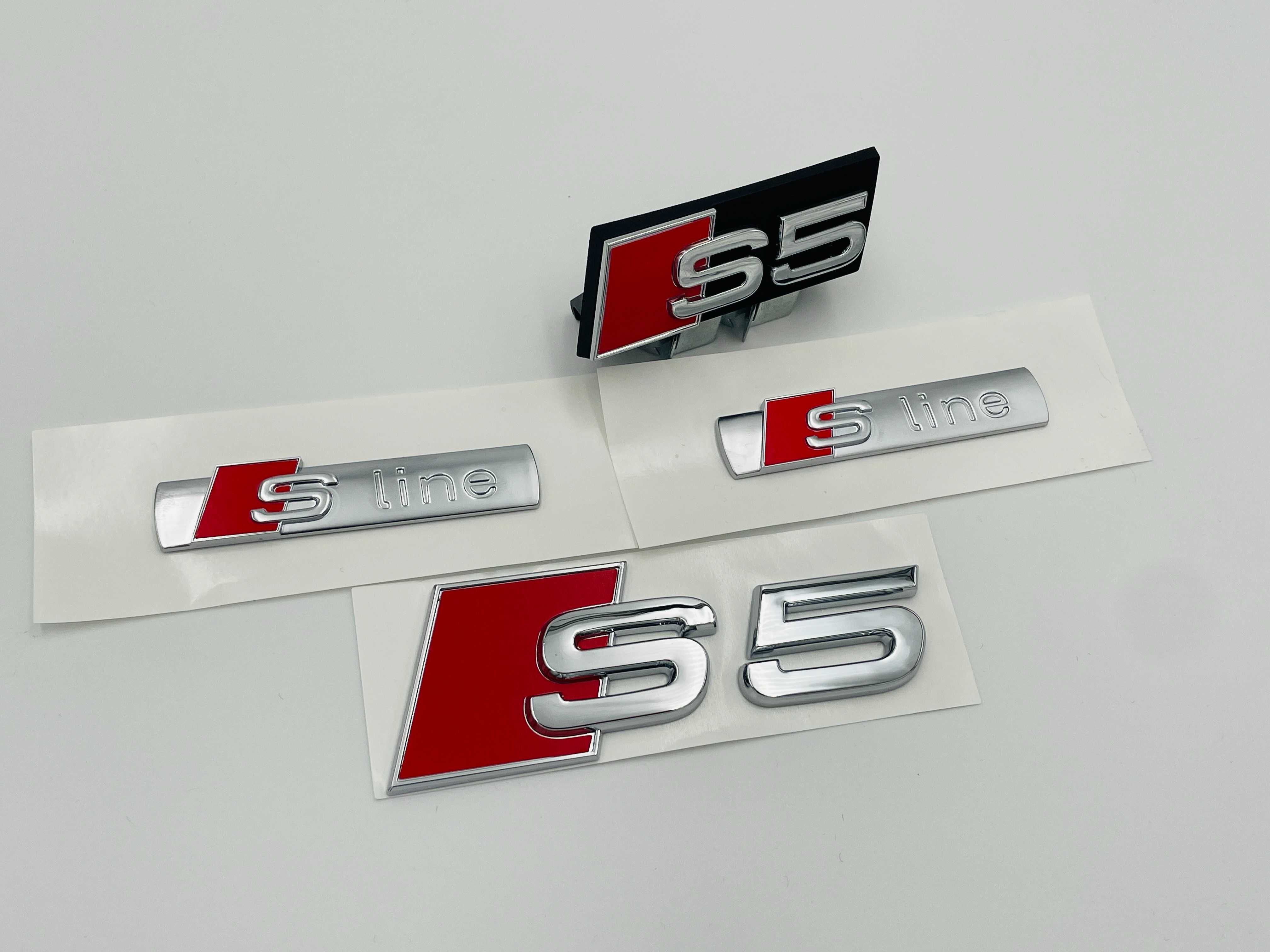 Set embleme compatibile Audi S5 A5 s-line