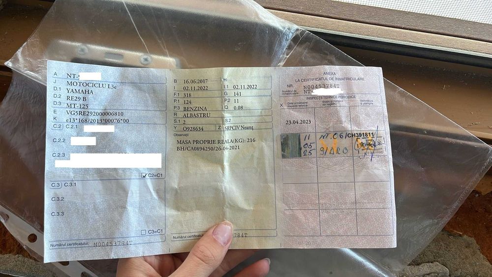 Vănd Motociclu Marca Yamaha în perfectă stare de funcționare