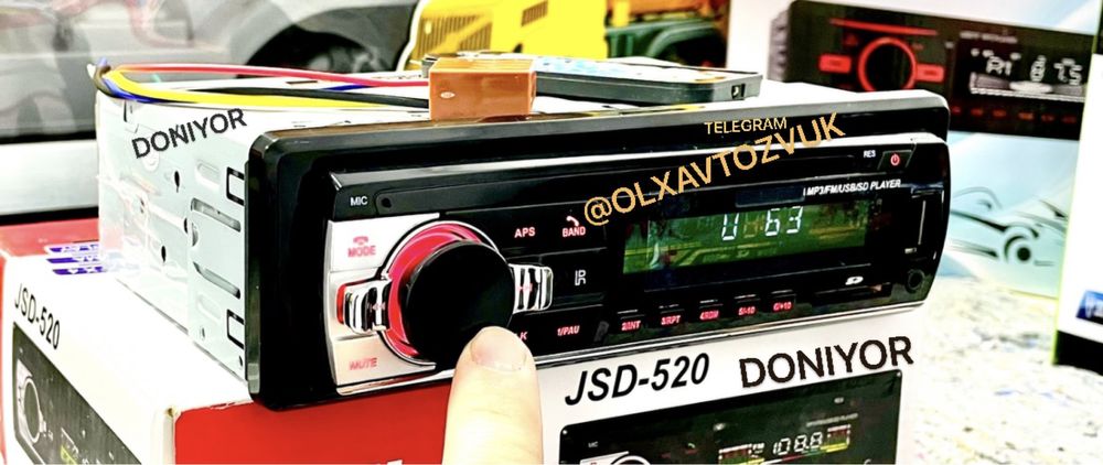 Pioneer мафон янги блутус usb флешка аукс фм овози яхши 4та калонка га