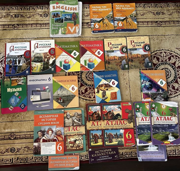 Продам учебники 6 класс полный комплект