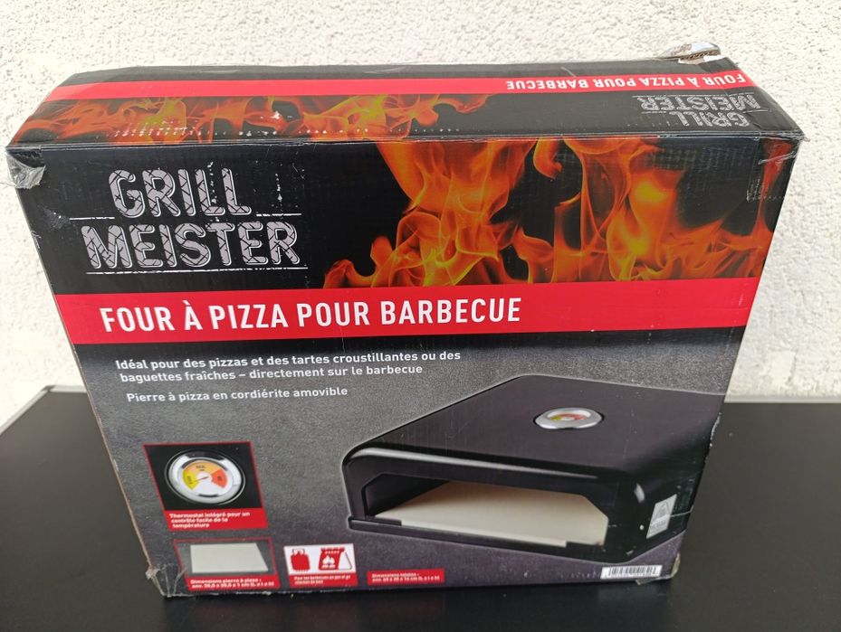 cuptor piatra pizza tarte baghete pentru gratar pe gaz lemne termostat