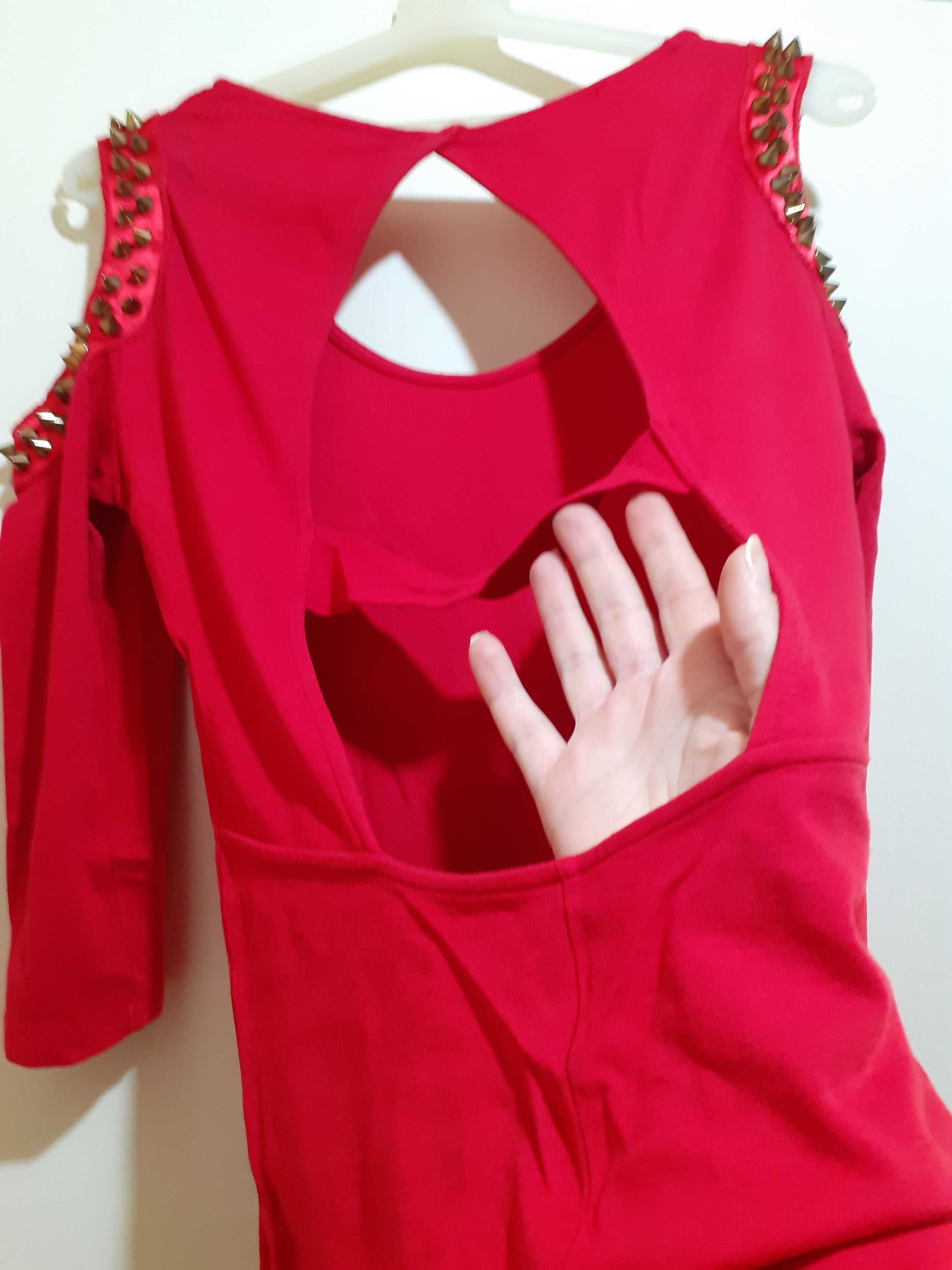 Червена дамска рокля Kikiriki 10 лева