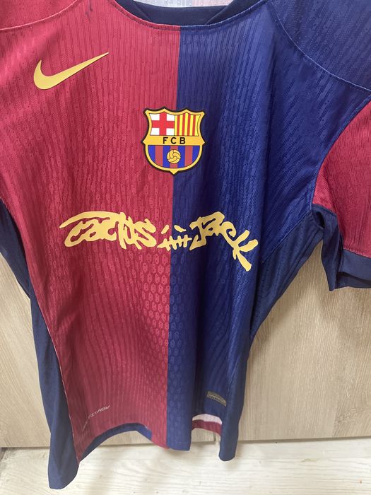Tricou Barcelona 24/25 Raphinha colaborare Travis Scott