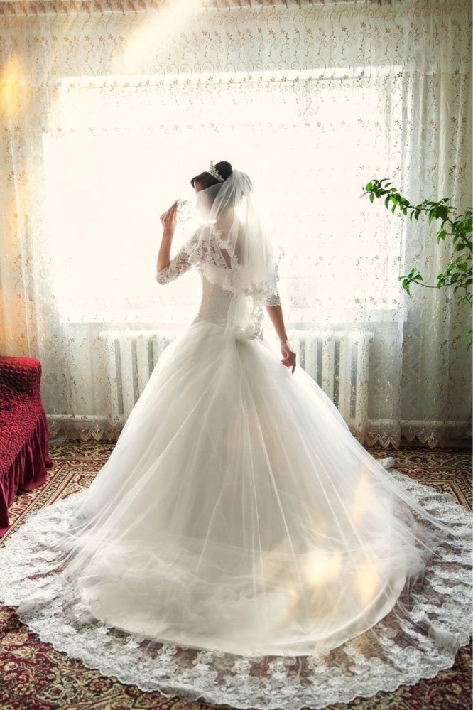 Свадебное кружевное платье