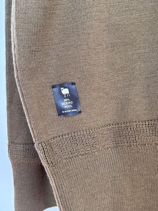 Gstar raw merino мек вълнен пуловер