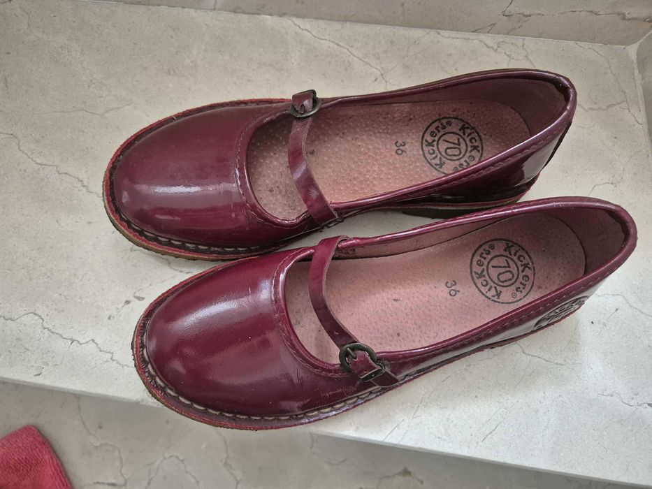 Kickers дамски обувки от естествена кожа, размер 36