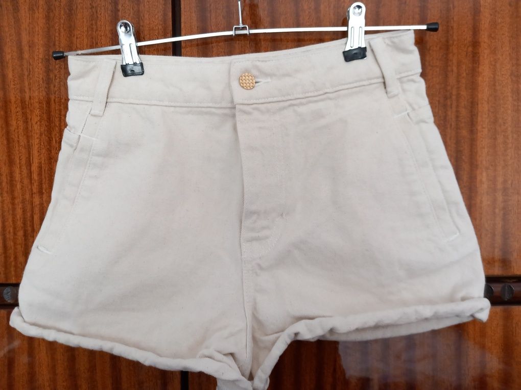 Дънков къс гащеризон Terranova и дънкови панталонки H&M