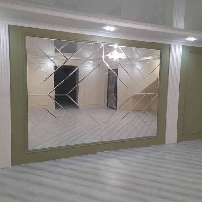 Rombik oyna. Oyna kesish.