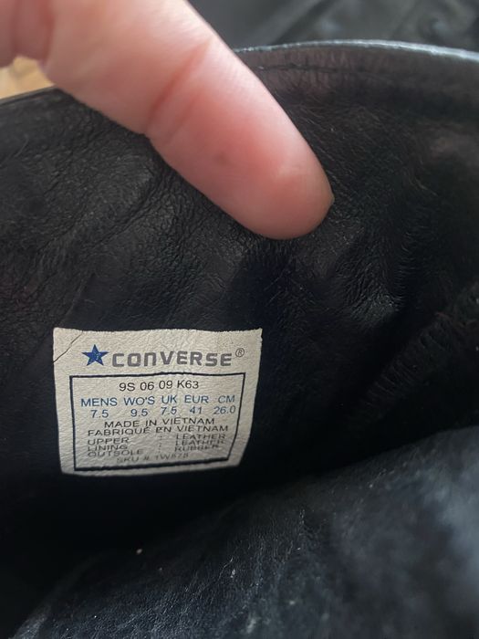 Converse piele naturala