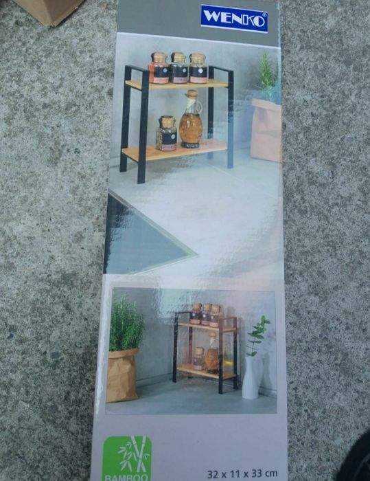 Suport pentru blat 32 x 33 x 11 cm metal bambus nou preț per buc