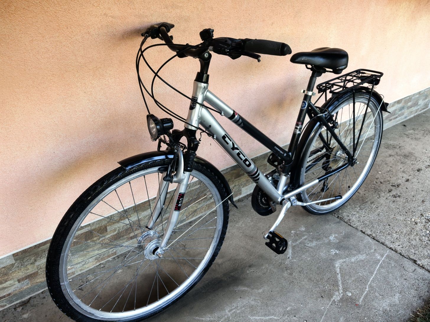 CYCO COMFORT Алуминиев Градски Дамски Велосипед Колело 28цола 24 ск.