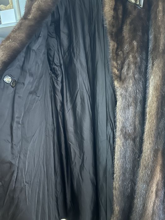 Палтo от естествен косьм  визон-Италия