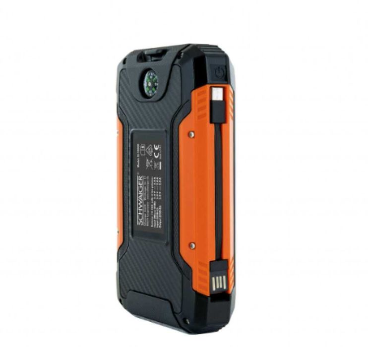 Соларна преносима батерия Schwaiger с фенерче