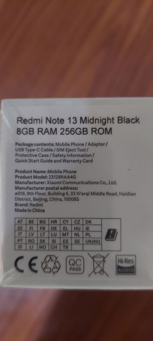 Недорого! Новый Redmi Note 13 8/256GB