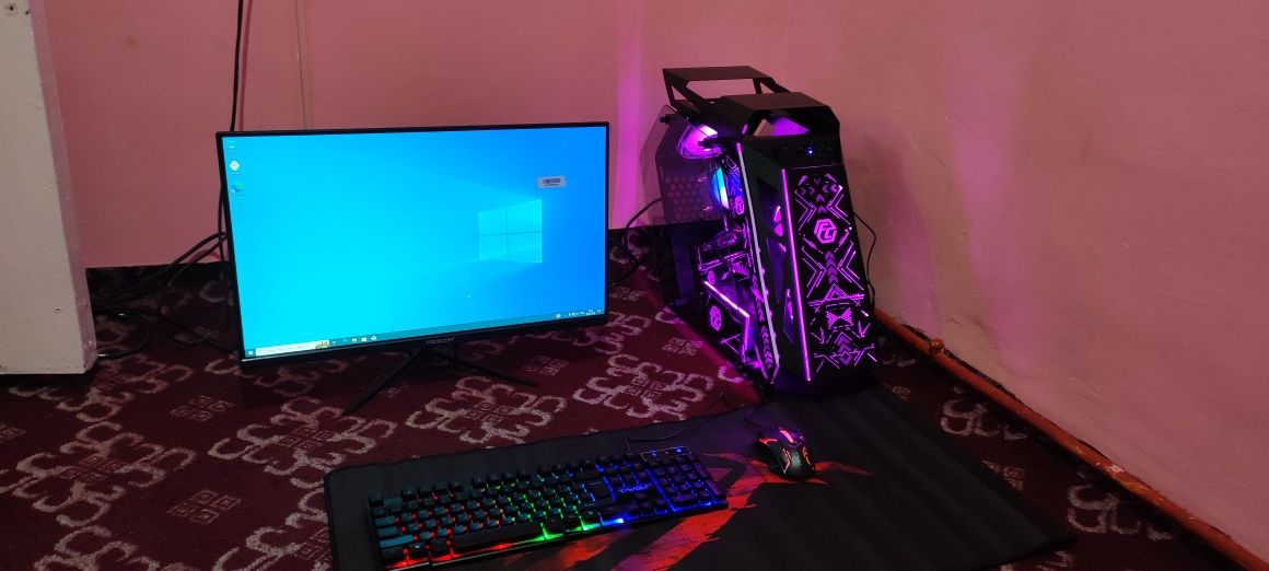 Kampyuter  zborka 16 i5 10400f operativka 256 ssd rx 580 8 gb video ka