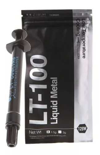 Жидкий металл для ноутбука LT-100 1.5g 128W новый в упаковке.