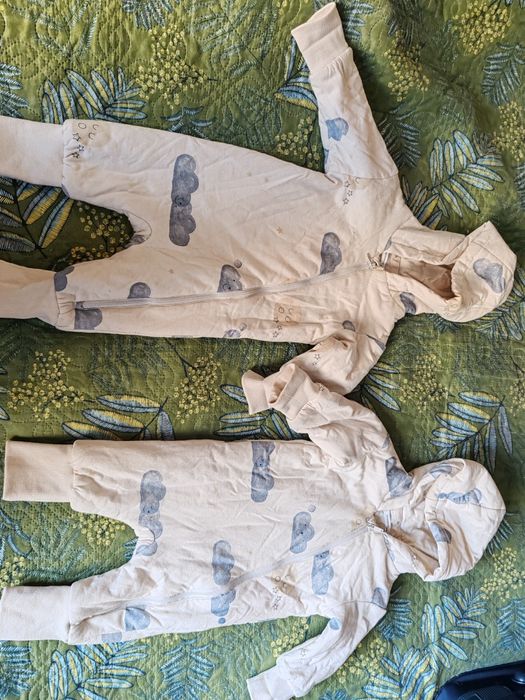 Памучен бебешки гащеризон Reserved за момче