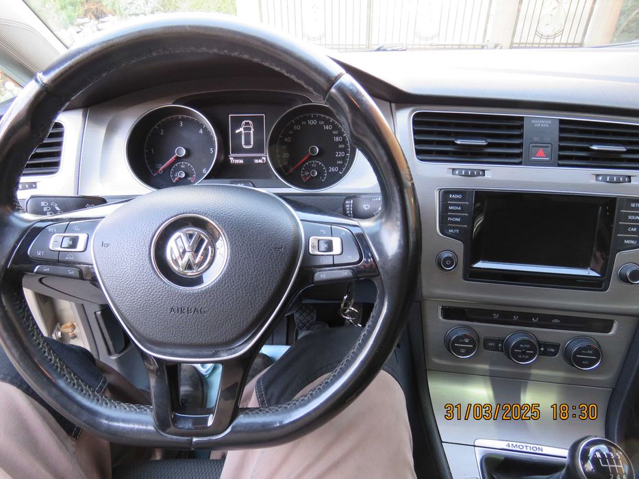 VOLKSWAGEN GOLF 7, 4X4, 2015, 173000 KM, stare excepțională.
