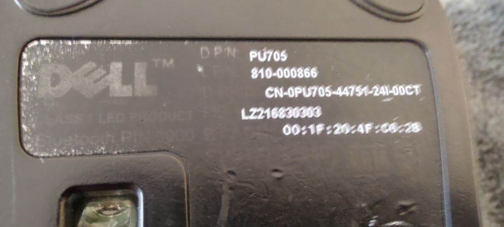 Bluetooth wireless Dell мишка