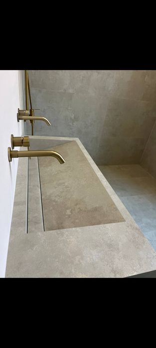 Раковина из керамагранит кафель