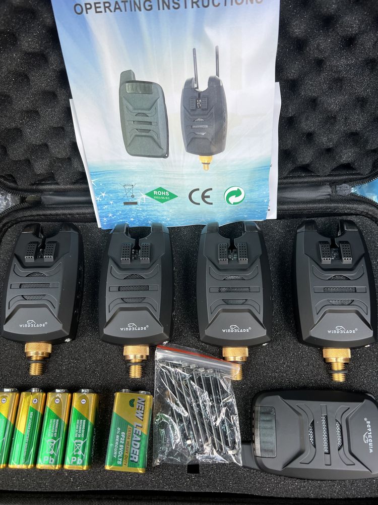 Set 4 Avertizori senzori cu statie Wind Blade 2019