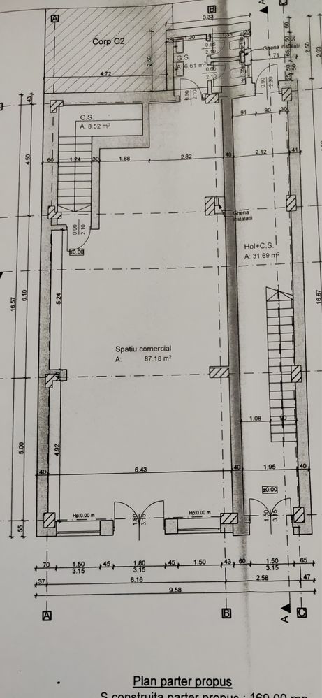 spatiu comercial central