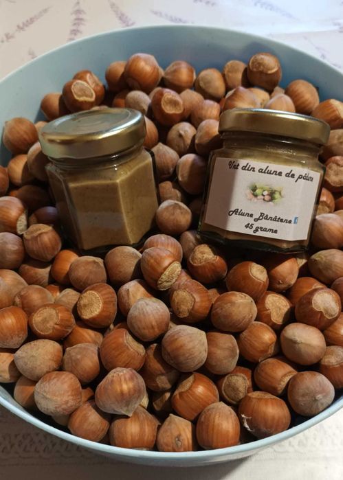 Ulei,faina si crema unt de alune de padure