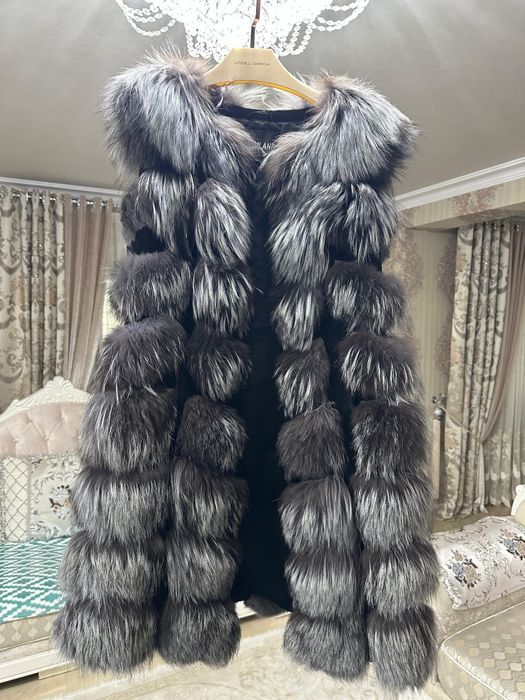 Vesta din blana de vulpe