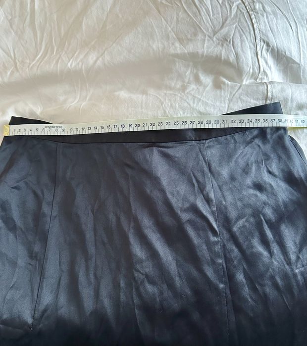 LilySilk Rochie neagră midi mătase naturală