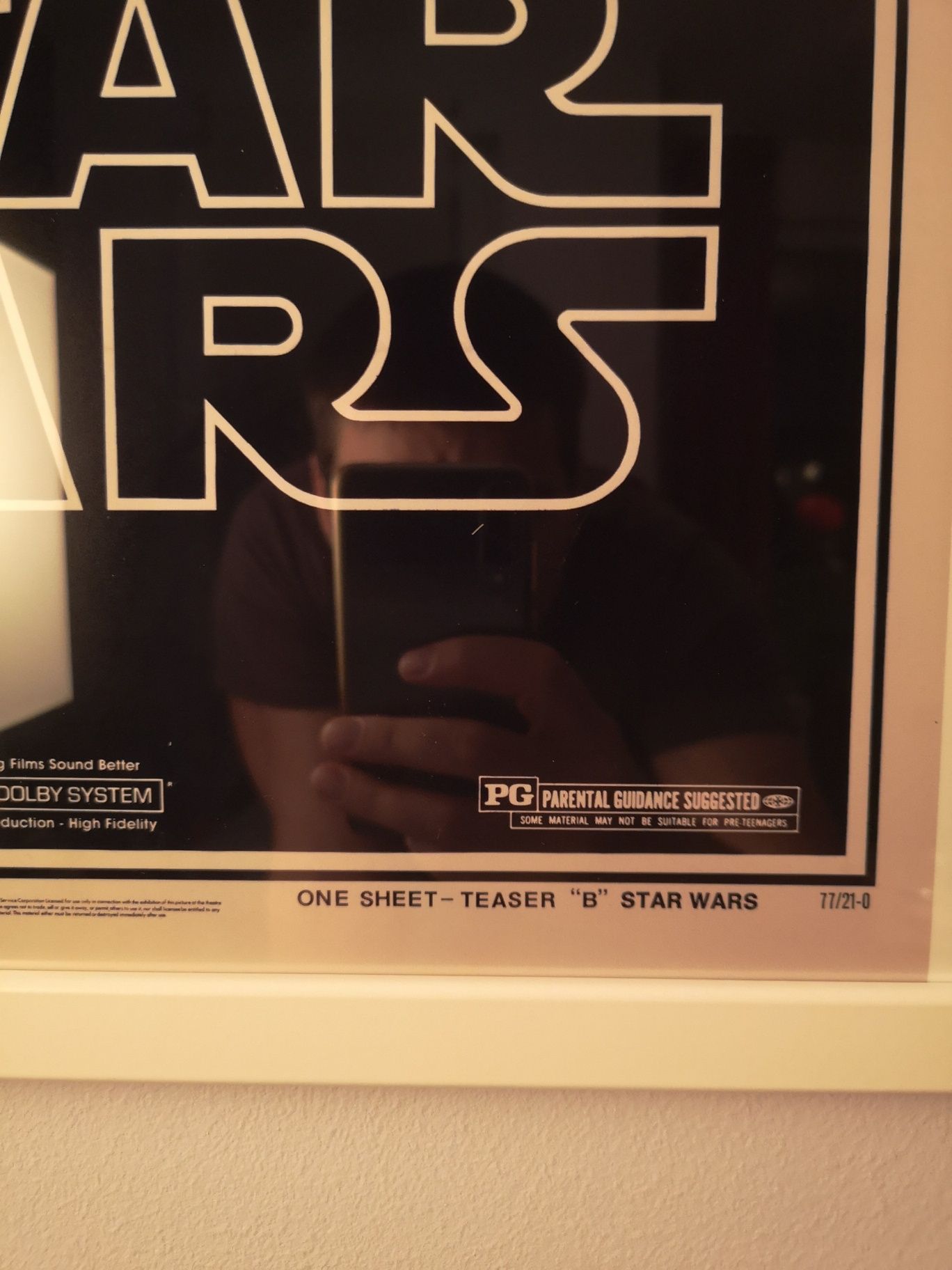 Vintage Ретро Постер Star Wars с рамка IKEA 50/40см