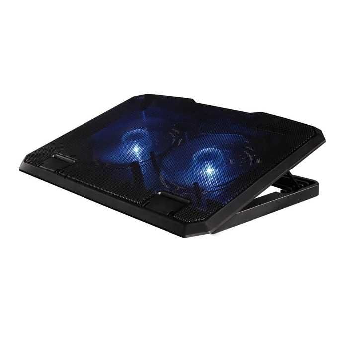 Hama Охлаждаща поставка за лаптоп "Black Metal", 40 см (15.6")