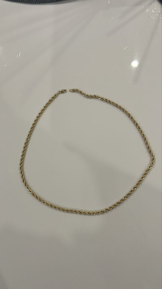 Lanț aur galben 14k nou. Greutate:7,7g, Lungime:50cm,Grosime:3,8mm