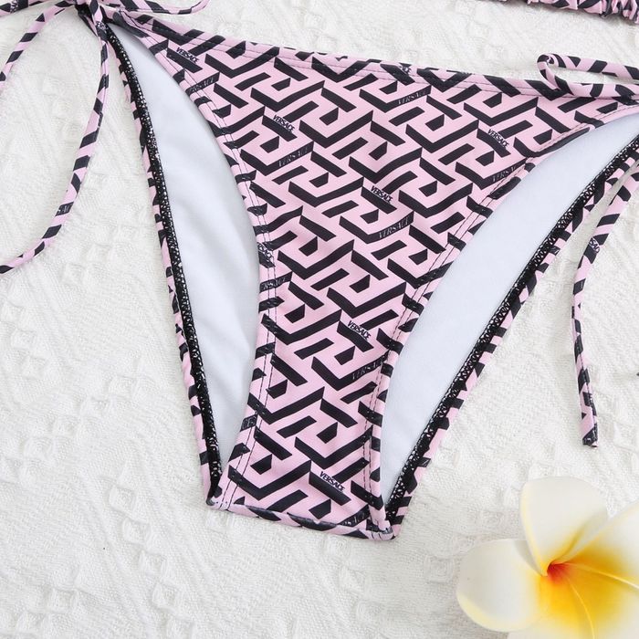 Costum de baie VERSACE roz/mov calitate superioara