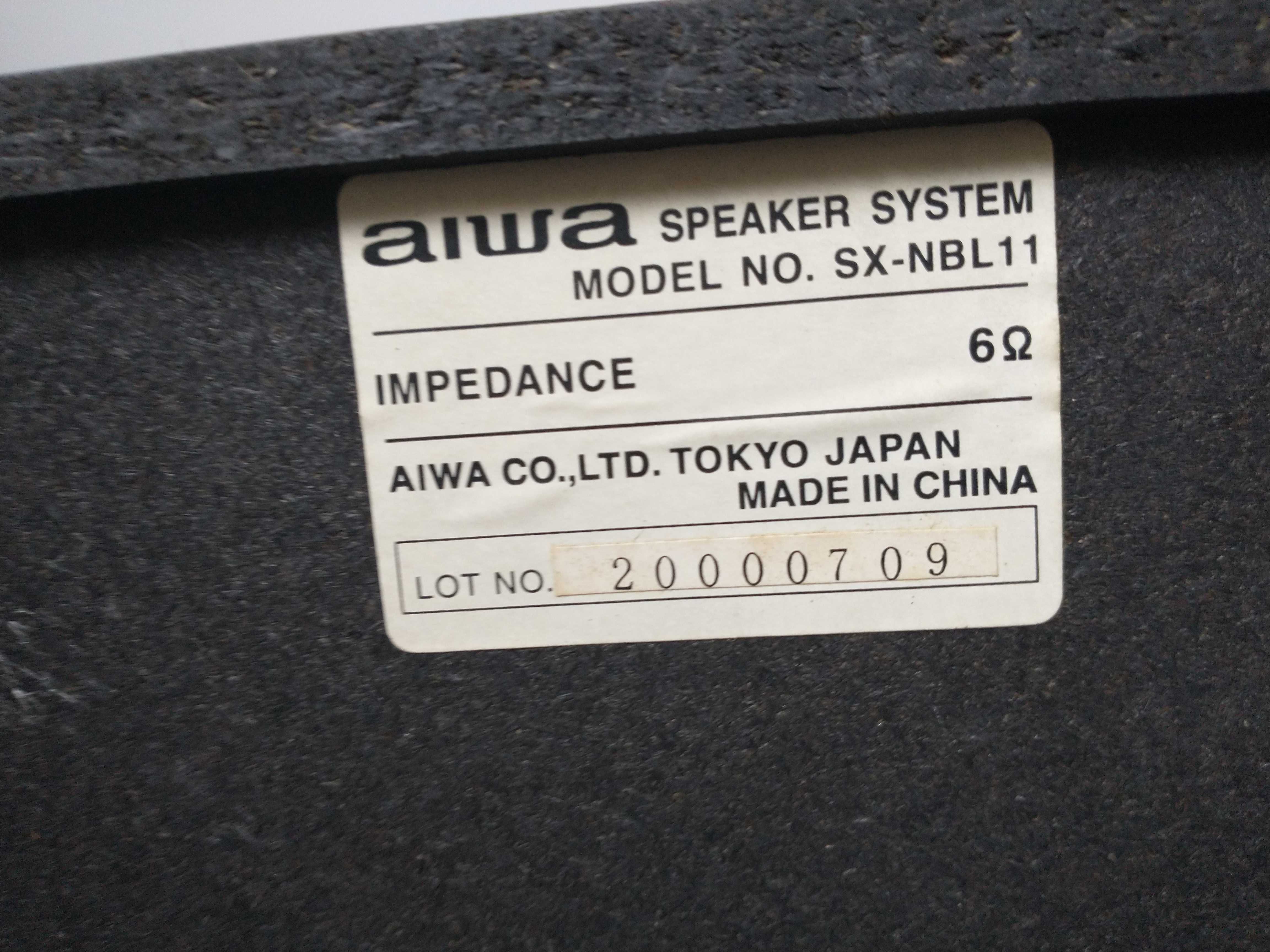 Sistem audio combina boxa aiwa