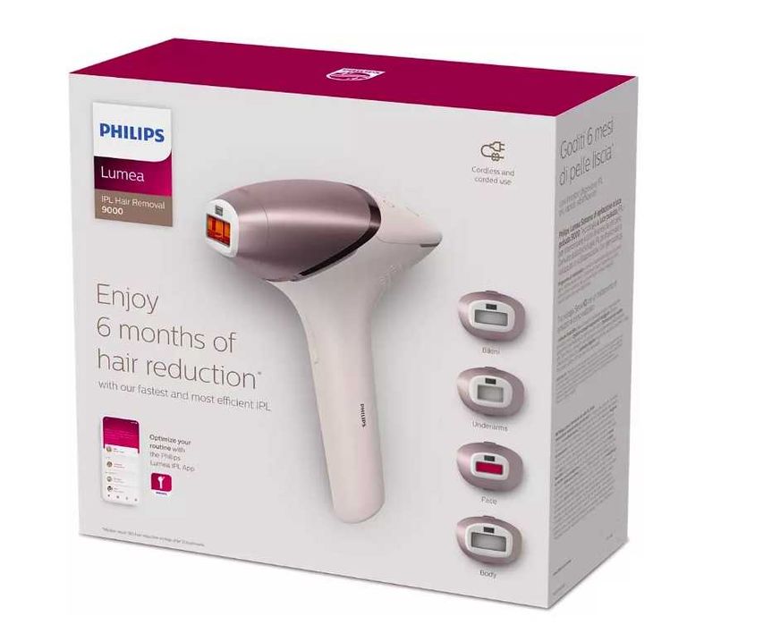 Фотоепилатор IPL Philips Lumea Seria 9000 BRI958/00, Сензор Smartskin