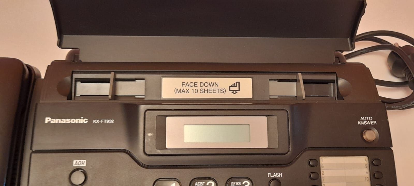 Продам телефон-факс Panasonic. В очень хорошем состояний. За 15000-тг.