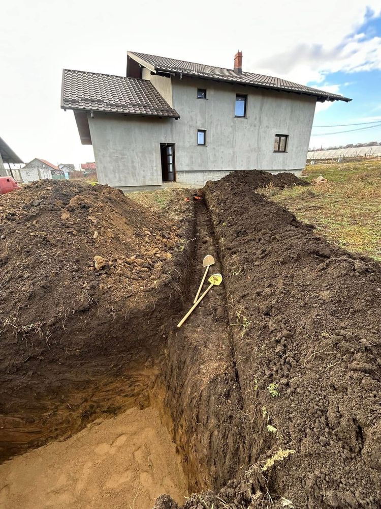Sapaturi si montaj fose septice canalizari,apa