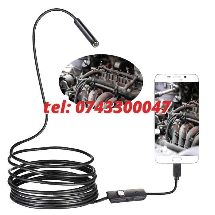 Endoscop  Camera Endoscopica Flexibila Pt Telefon Si Pc