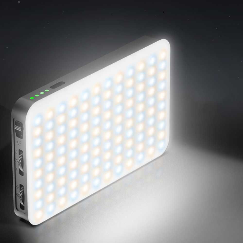 HSU D10 Ултра малка LED селфи лампа с 120 диода, 2500-9000 K, 3 режима