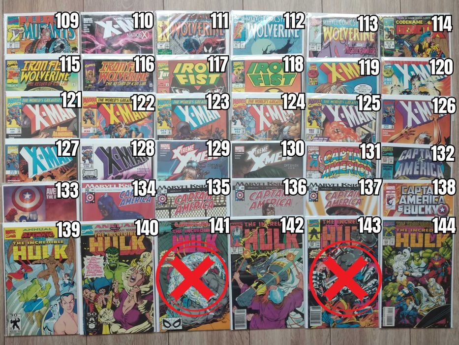 Comics Books / Комикси 2/2 - Punisher, X-Men, Hulk, Batman, Superman