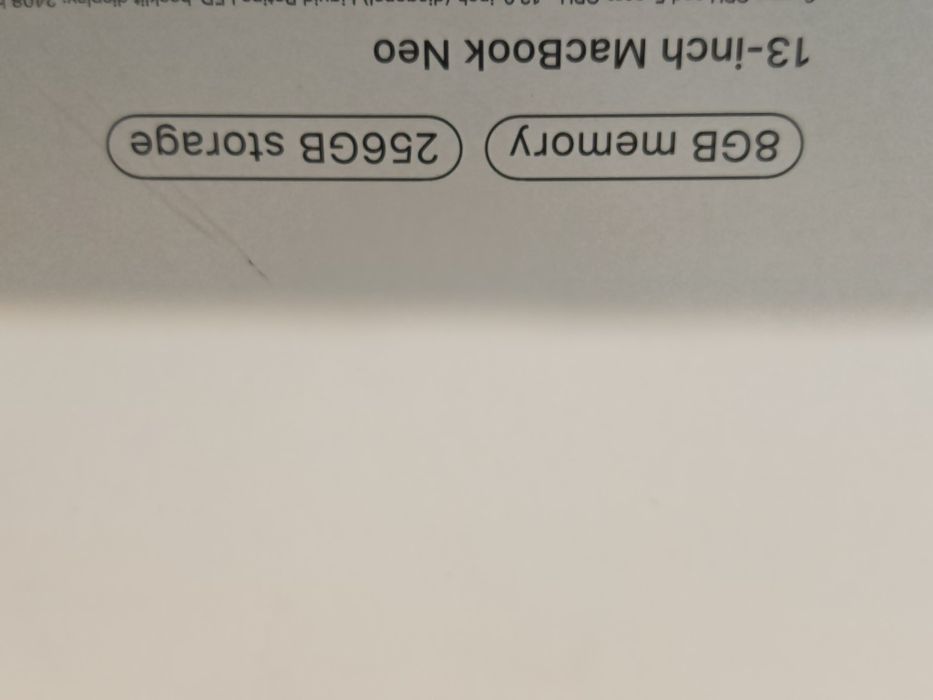 Нов Macbook Neo 8 13"8 GB RAM 256 GB Гаранция — миниатюра 5