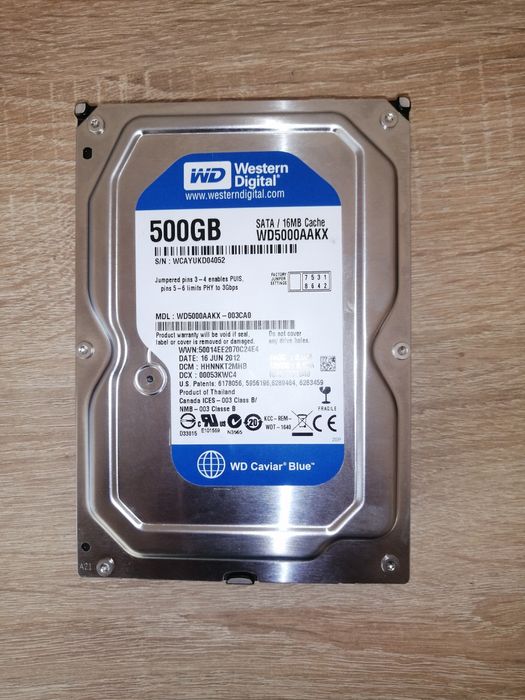 жесткий диск western digital wd blue на 500 гб
