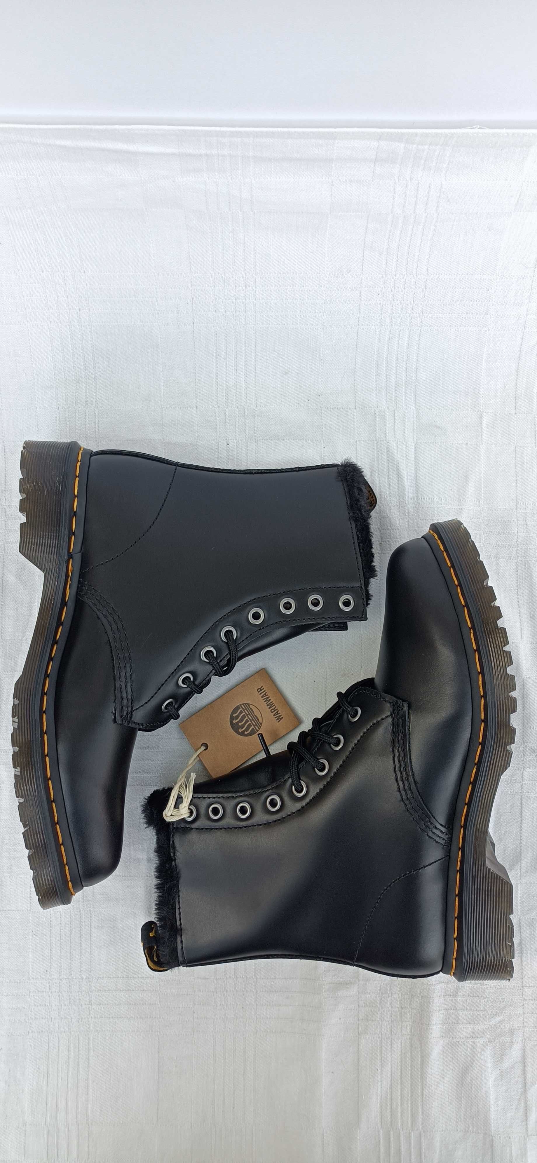 Dr Martens Serena Dark Grey Atlas ghete iarna blana 37, 38, 40, 41