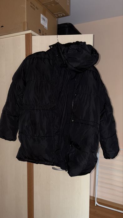 Черно топло яке унисекс