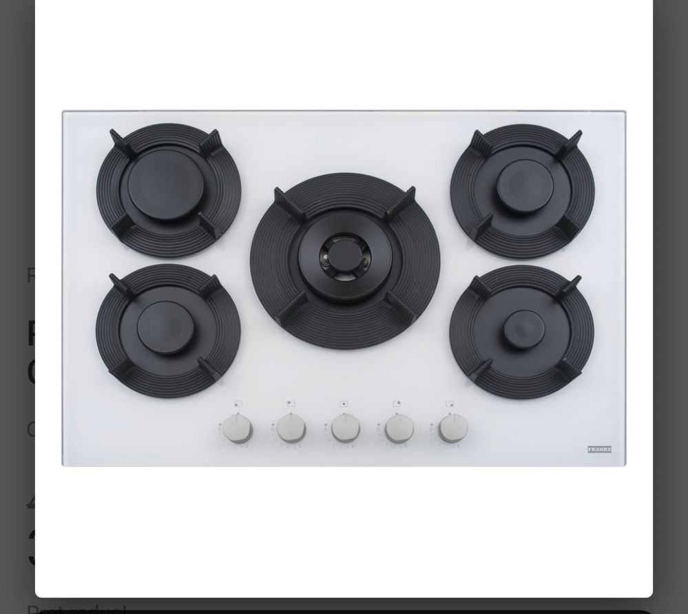 Plita Franke FHMF 755 4G DC C WH Cristallo Bianco