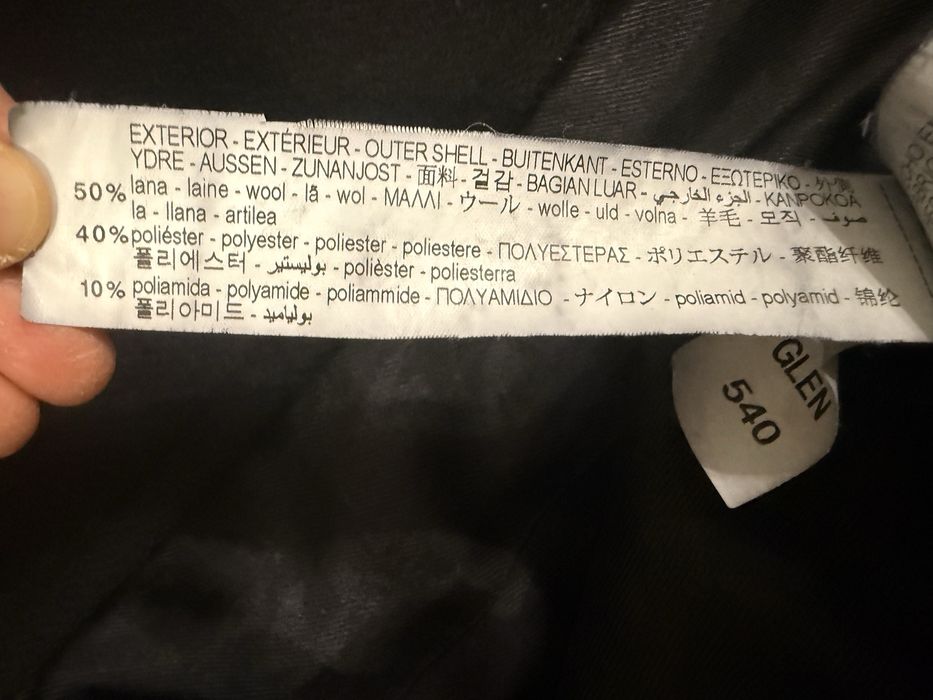 Черно вталено палто Zara, M размер