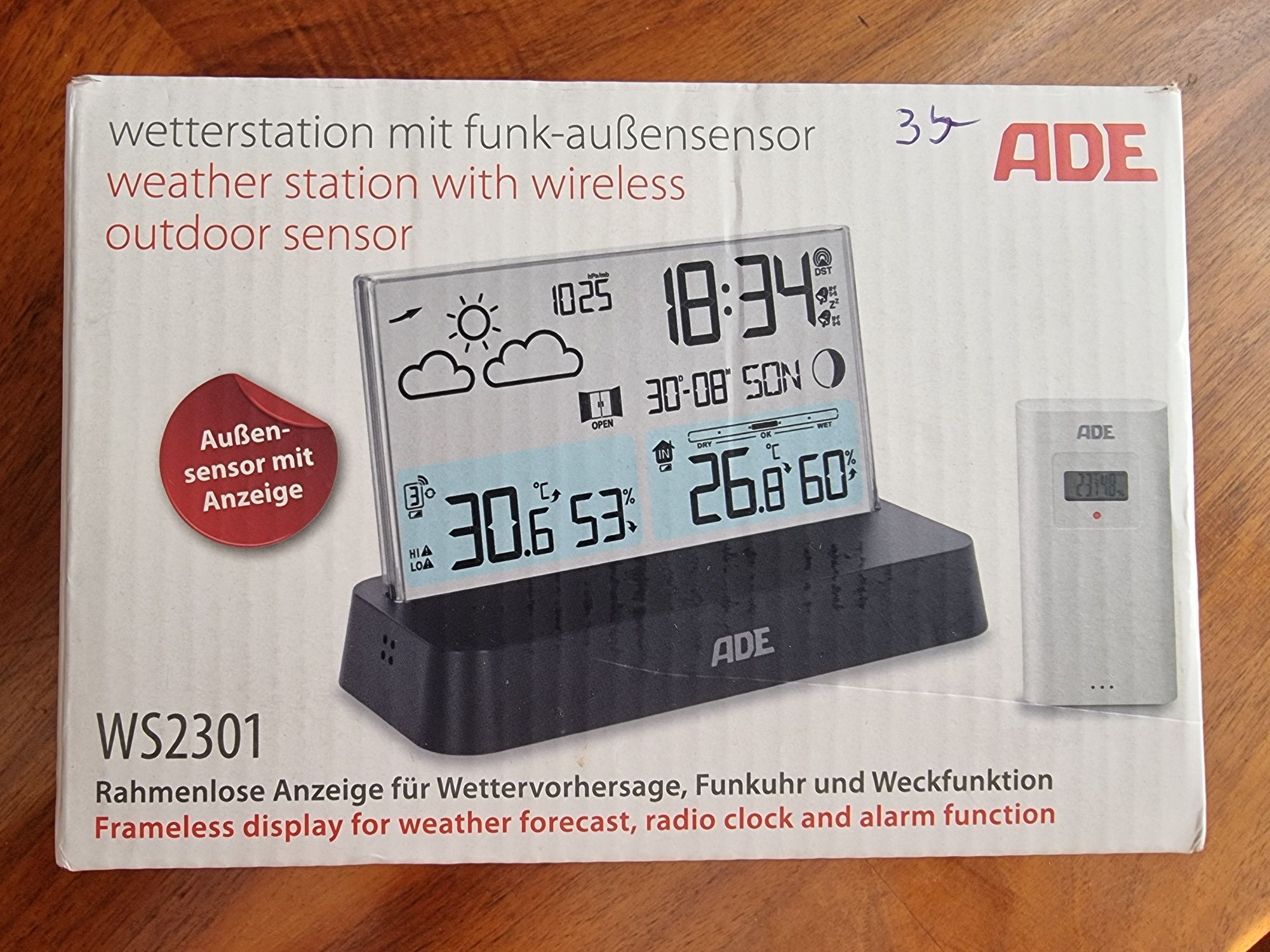 Метеорологична станция ADE.Made in Germany !