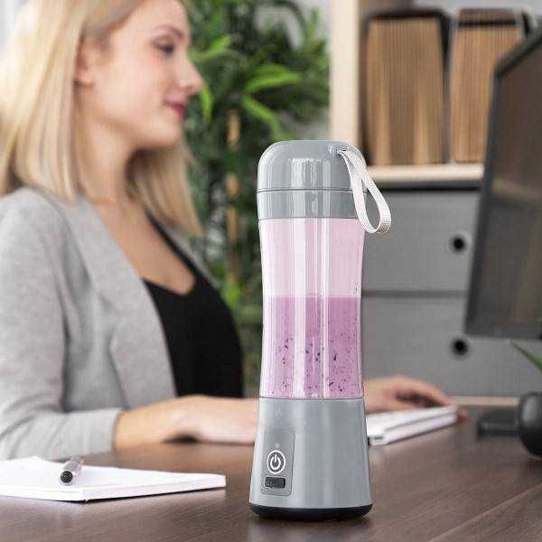 Shaker electric reincarcabil USB pentru proteine sucuri smoothie 380ml