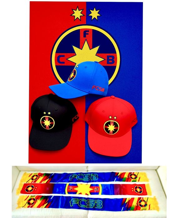 Șapcă FC Steaua București + Eșarfă FCSB ( set 2 articole)