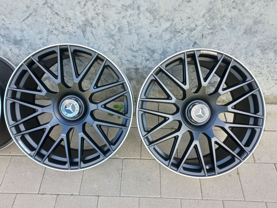 20.Mercedes ///AMG 8.5j et45 9.5j et40 Sport Paket Black Matt Polish l